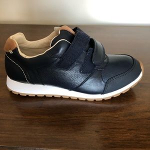 Blue Clarkes kids shoes